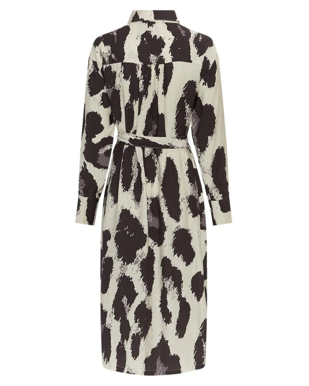 Online MSCH Copenhagen Mschkaralie Jusia Shirt Dress 19630 Licorice Leo