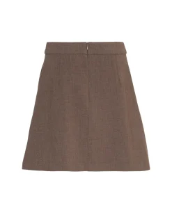 Outlet Moss Copenhagen Mschrosina Michelle Skirt 19702 Slate Black Mel