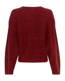 Best Moss Copenhagen Mschzinelle Hope Wrap Pullover 18469 Syrah