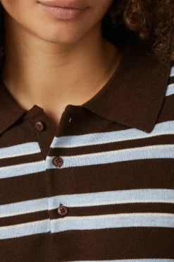 Sale Neo Noir Mulann Polo Knit Blouse 165966 676