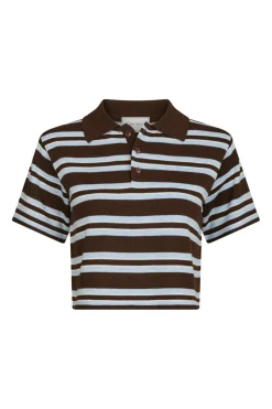 Sale Neo Noir Mulann Polo Knit Blouse 165966 676