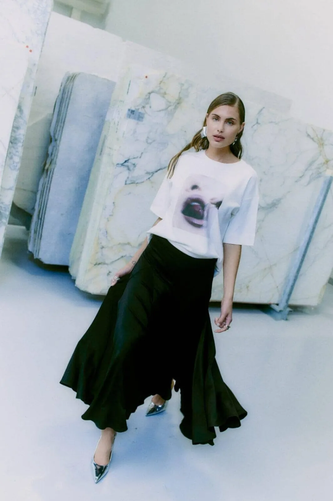 Discount Copenhagen Muse Muse-tee 205524 8273 Jet Stream