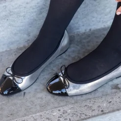 Outlet Copenhagen Shoes My Own Ballerinas 334 Silver / Black