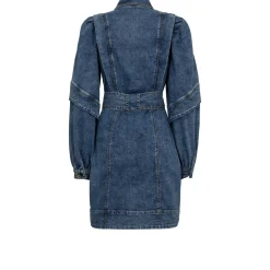 Outlet Gossia Myliago Dress G2627 Mid Blue Denim
