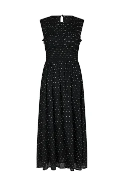 Online Neo Noir Myrna Dot Dress 166384 100