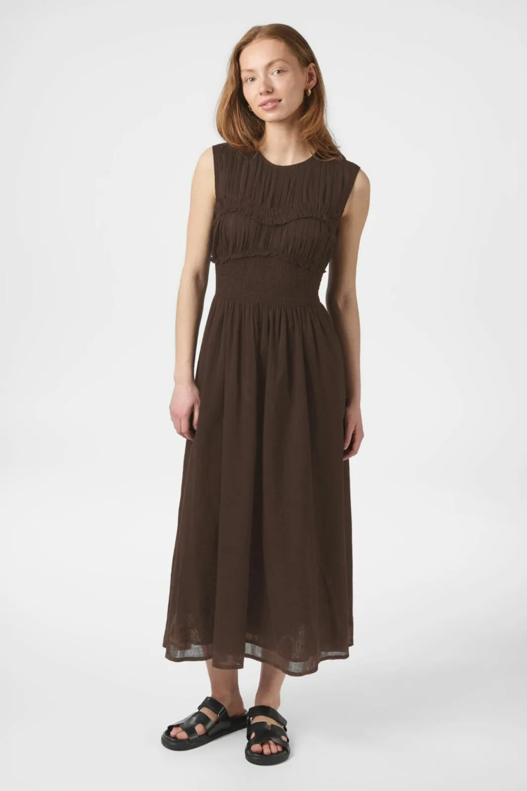 Neo Noir Myrna S Voile Dress 166127 676