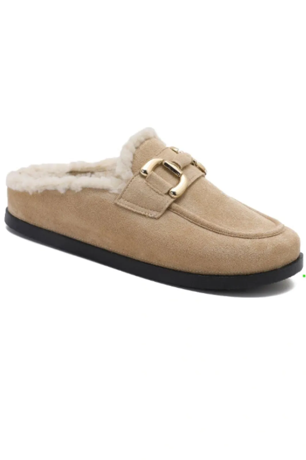 Hot Bloom Myrtle Slipper Taupe
