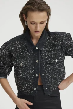 New Gestuz NadivaGZ jacket Dark grey washed