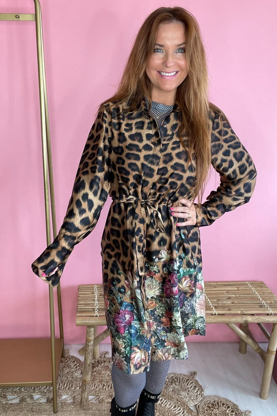 Best Karmamia Nakita Dress Flower Leopard