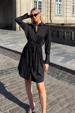 Outlet Karmamia Nakita Dress 2247 Hammered Black