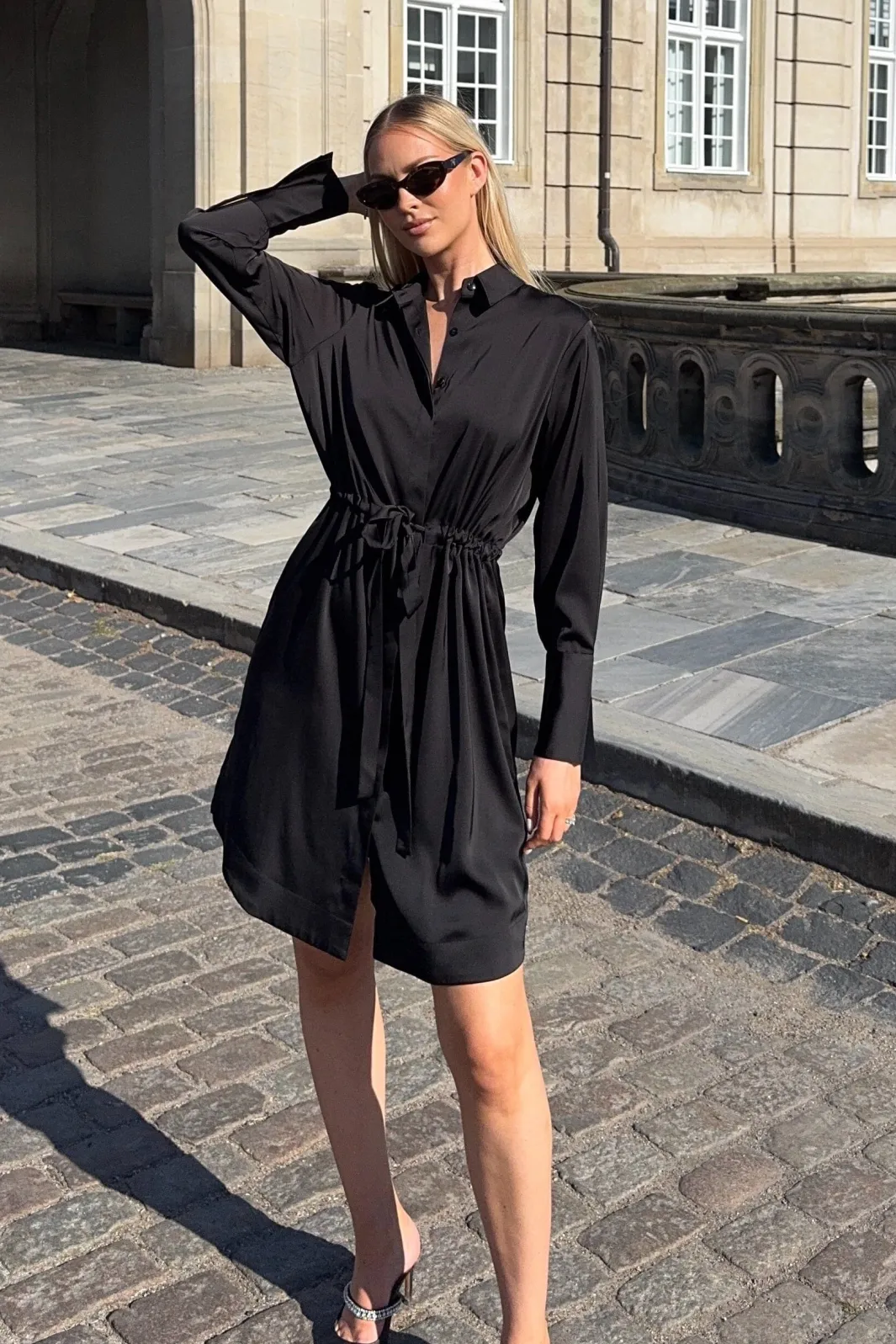Outlet Karmamia Nakita Dress 2247 Hammered Black