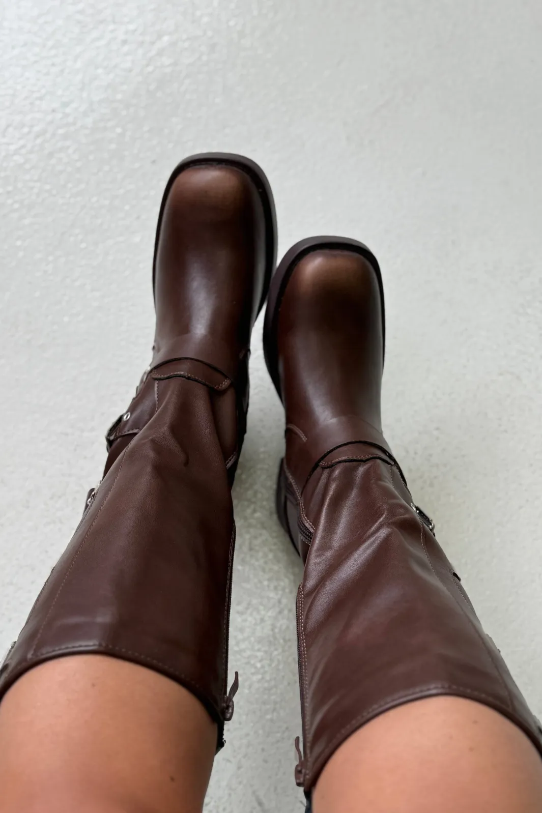 Bloom Natascha Boots Dark Brown