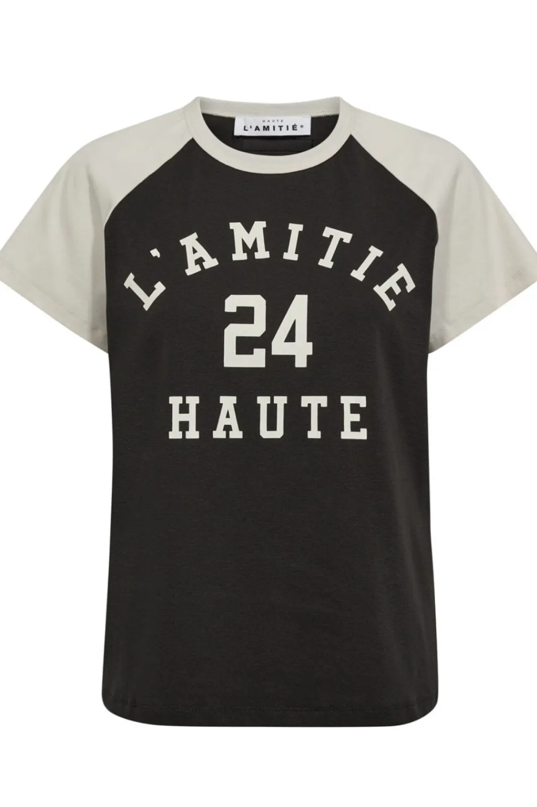 New Haute L'Amitié Neckline College Tee HL10109 Antracit