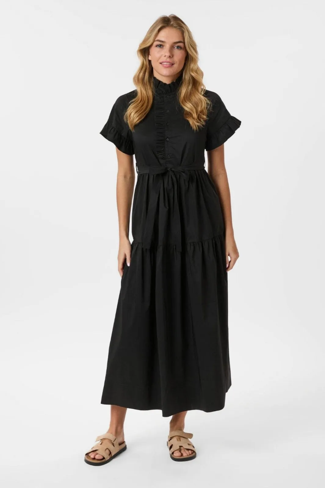 Clearance Neo Noir Nellie Poplin Dress 165275 100