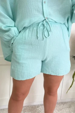 Online A-bee Nelly Shorts Aqua Marine