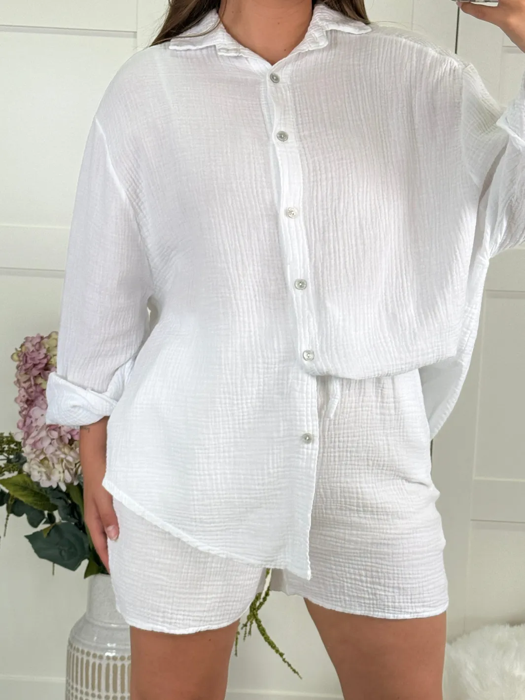Hot A-bee Nelly Skjorte White