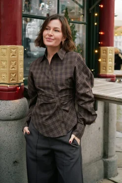 Online Neo Noir Neoella Check Shirt 167459 676