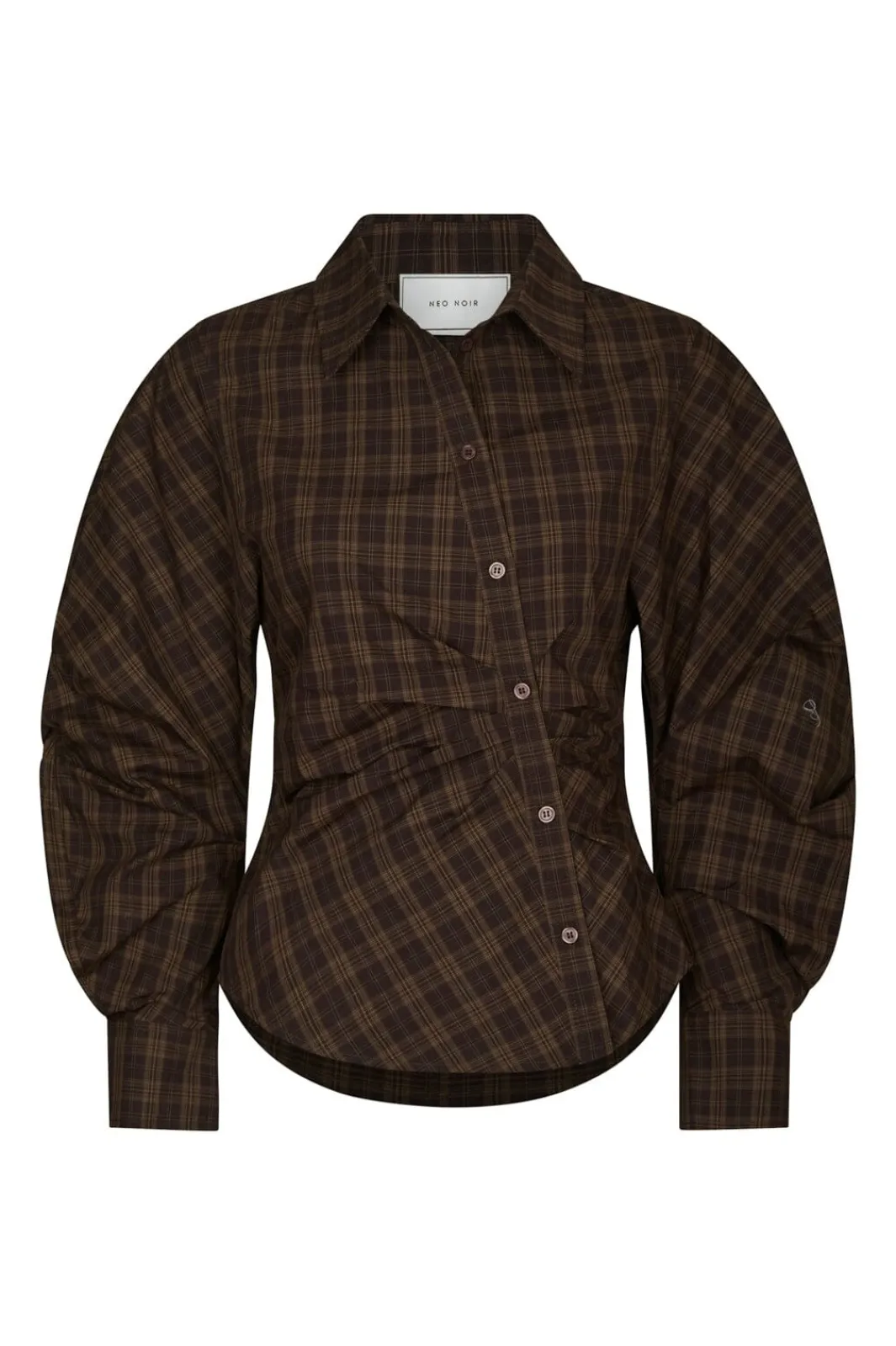 Online Neo Noir Neoella Check Shirt 167459 676