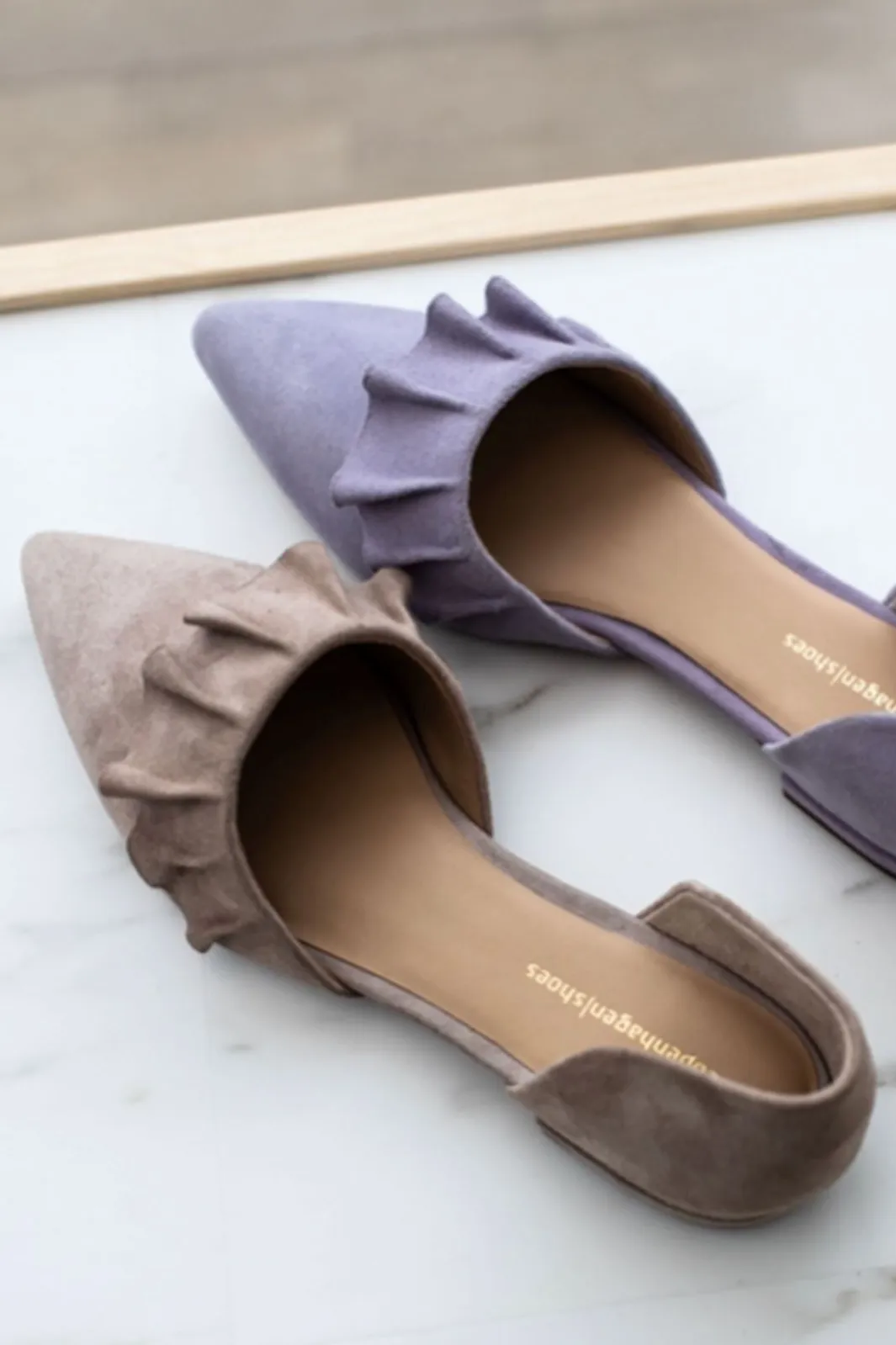 Clearance Copenhagen Shoes New Romance Suede 0002 Beige