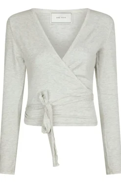 Online Neo Noir Nia Jersey Wrap Blouse 165501 103