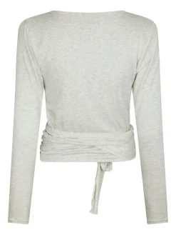 Online Neo Noir Nia Jersey Wrap Blouse 165501 103