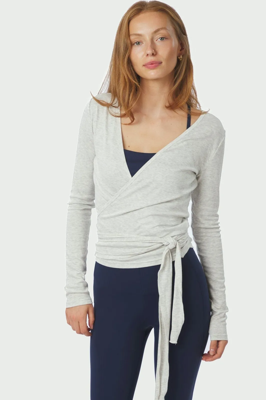 Online Neo Noir Nia Jersey Wrap Blouse 165501 103