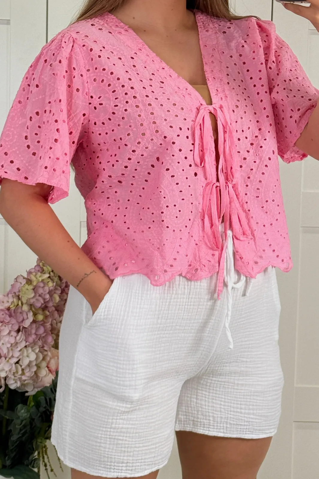 A-bee Nicoline Bluse Pink