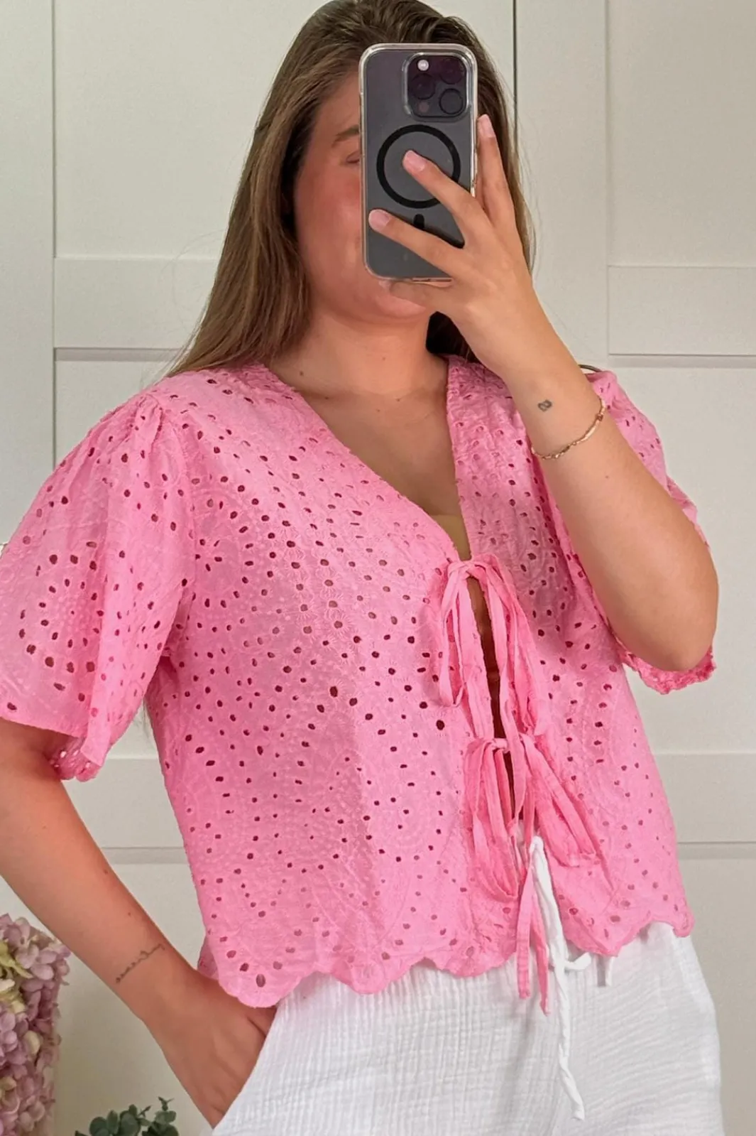 A-bee Nicoline Bluse Pink