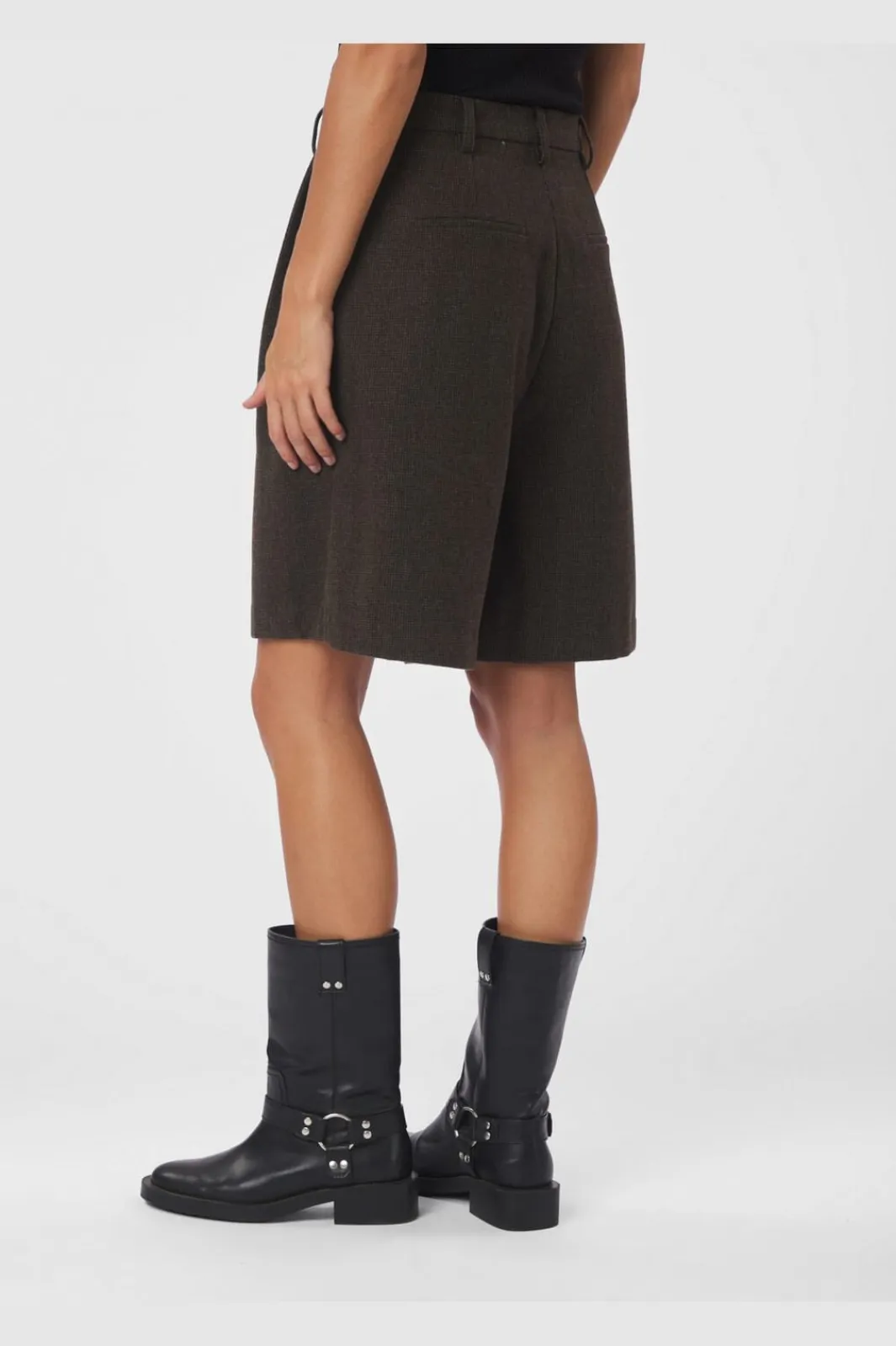 Neo Noir Nika Mini Check Shorts 167169 205