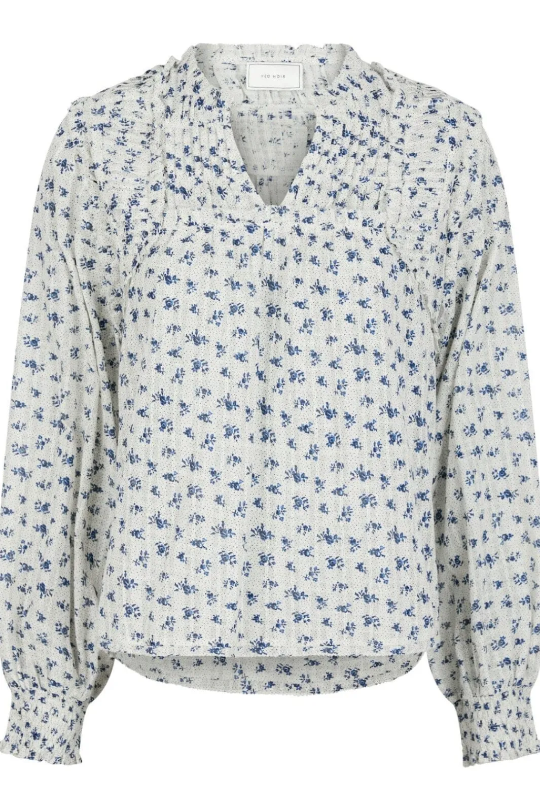 Outlet Neo Noir Nipoa Dot Flower Blouse 165284 140