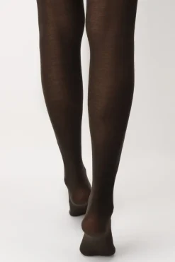 Outlet Oroblu Nives Fine Wool Tights Brown 4