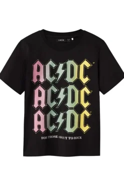 Discount Lmtd Nlfnya Acdc Ss Top Lad Bfu 4698112 Black
