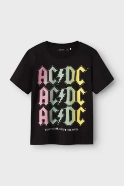 Discount Lmtd Nlfnya Acdc Ss Top Lad Bfu 4698112 Black
