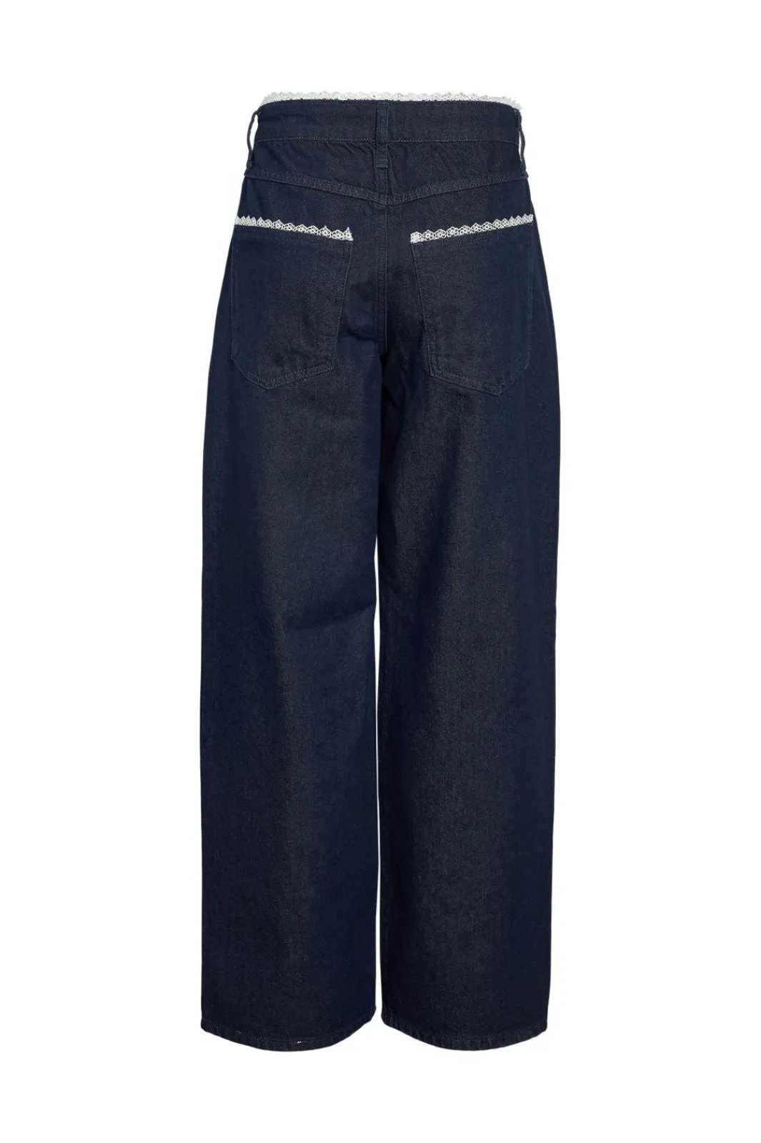 Clearance Noisy May Nmadriana Nw Loose Lace Jeans Db 4951962 Dark Blue Denim