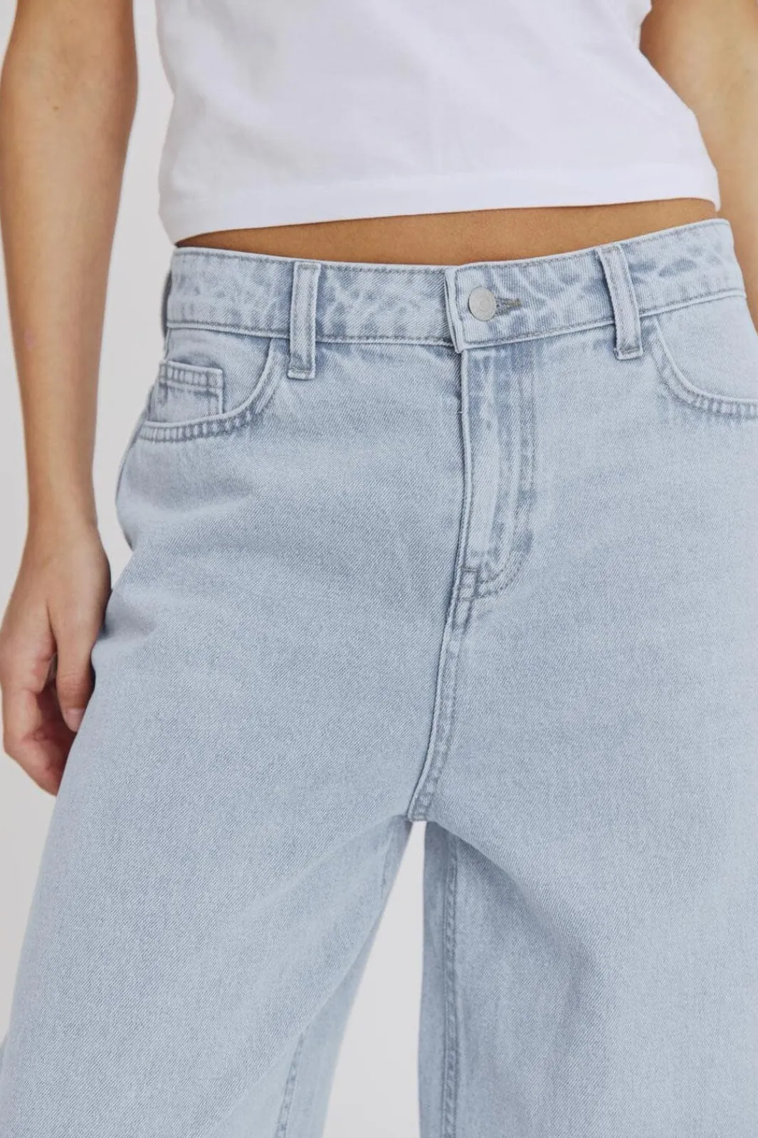 Outlet Noisy May Nmalexa Nw Reg Jeans Az468Lb 4920507 Light Blue Denim