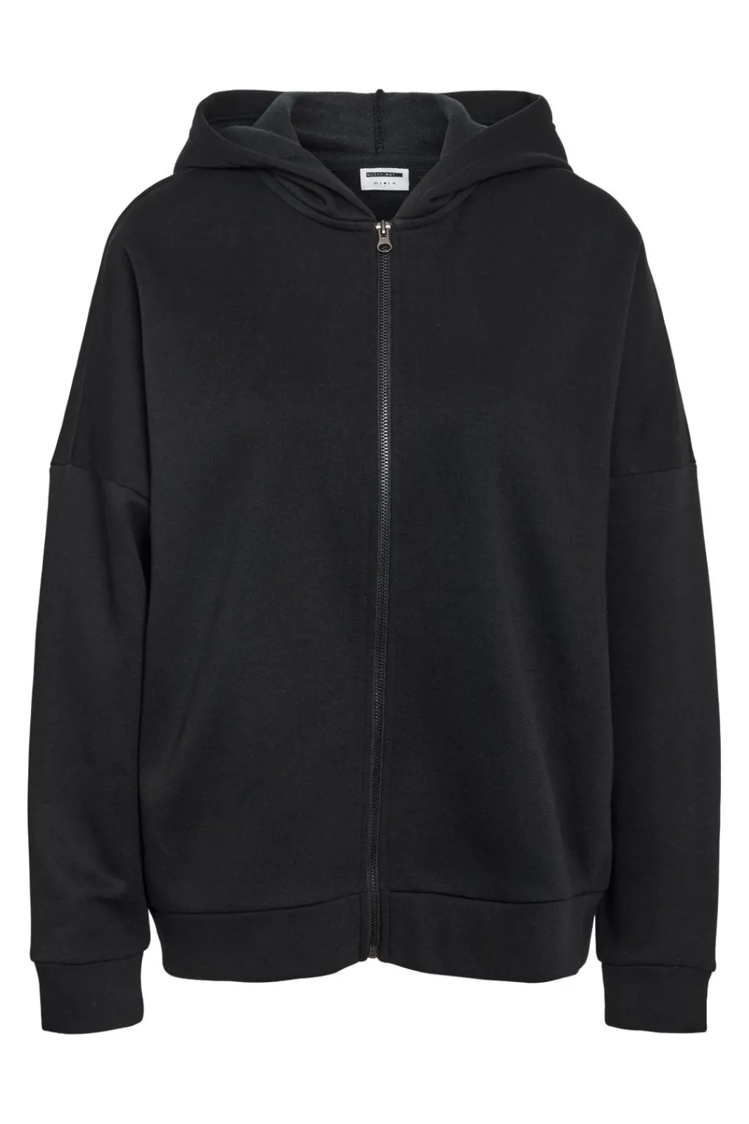 New Noisy May Nmarya L/S Oversized Zip Hoodie 4950826 Black