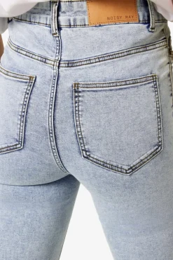 Sale Noisy May Nmcallie Skinny Jean Vi482Lb Fwd 4495548 Light Blue Denim