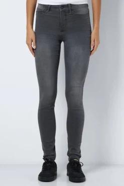 Hot Noisy May Nmcallie Skinny Vi555Mg Fwd 4760432 Medium Grey Denim