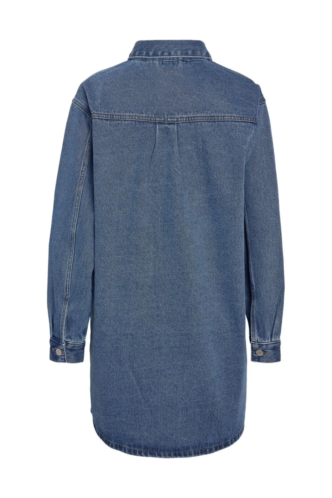Outlet Noisy May Nmdelilah L/S Regular Dress Vi564Mb 4801391 Medium Blue Denim