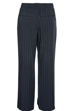 Hot Noisy May Nmella Nw Pinstripe Pants Fwd 4896946 Navy Blazer White