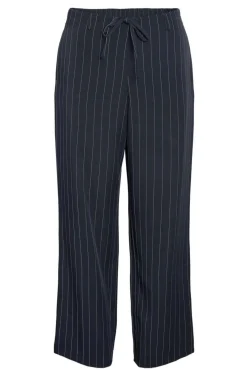 Hot Noisy May Nmella Nw Pinstripe Pants Fwd 4896946 Navy Blazer White