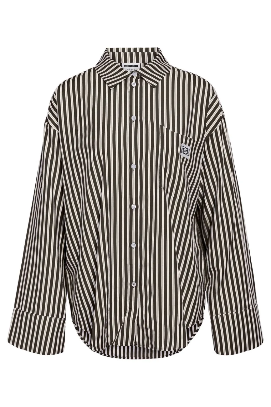 Outlet Noisy May Nmfrida L/S Button Shirt 4976620 Delicioso Birch