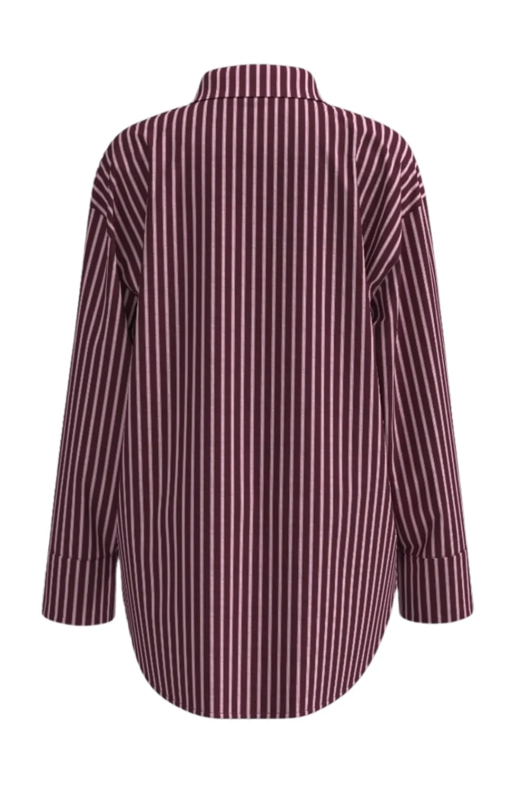 Best Noisy May Nmfrida L/S Button Shirt Box 5089197 Windsor Wine Begonia Pink/White