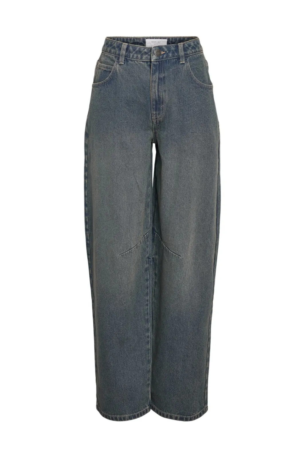 Best Noisy May Nmhazal Barrel Jeans Vi586Mb 4791941 Medium Blue Denim
