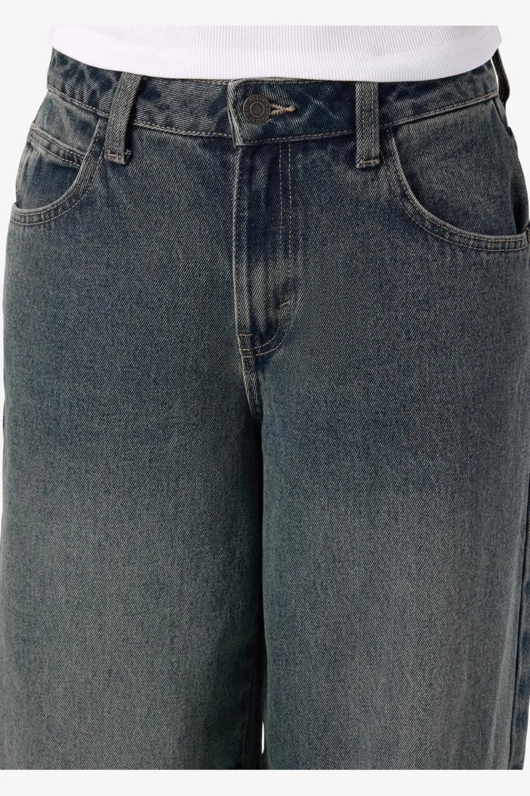 Best Noisy May Nmhazal Barrel Jeans Vi586Mb 4791941 Medium Blue Denim