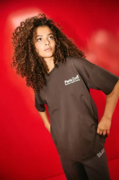 Sale Noisy May Nmida 2/4 Sporty T-Shirt 5018990 Chocolate Brown Paris Sport