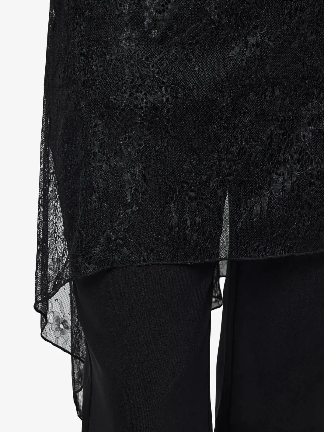 Online Noisy May Nmida Elasticated Lace Skirt 5097953 Black