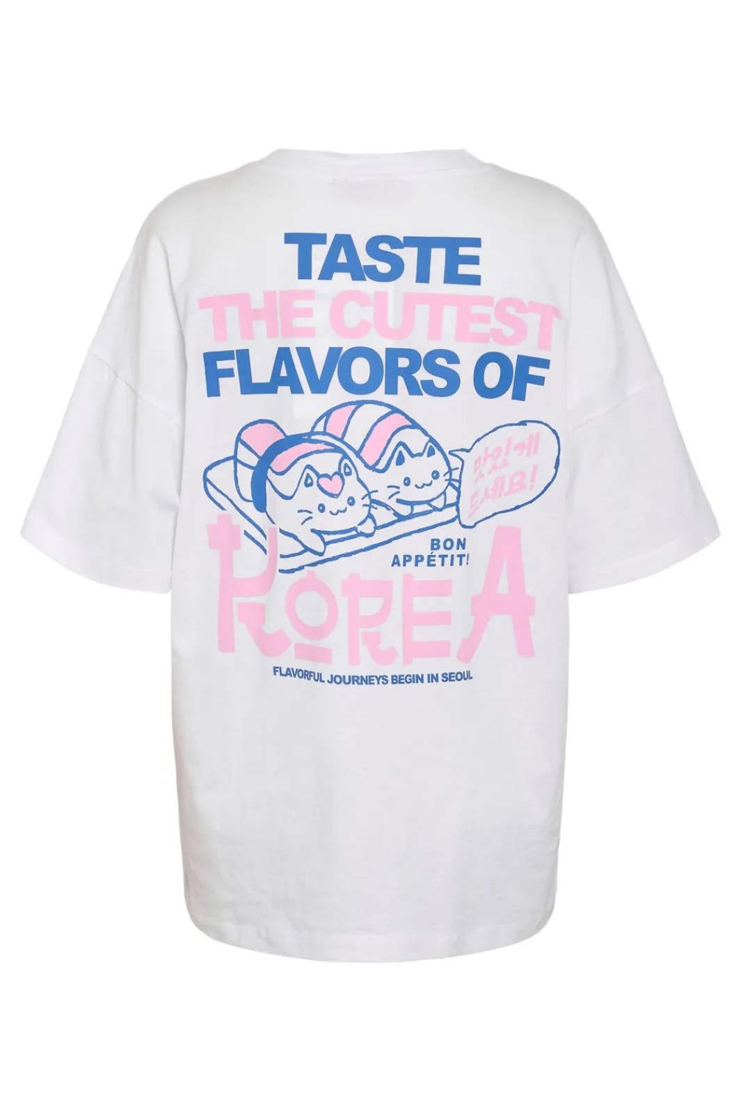 Sale Noisy May Nmida Ramen S/S T-Shirt 4976534 Bright White Korean Seoul Food
