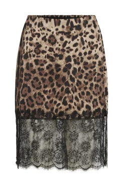 Online Noisy May Nminferno Short Satin Lace Skirt 5066315 Black Leo