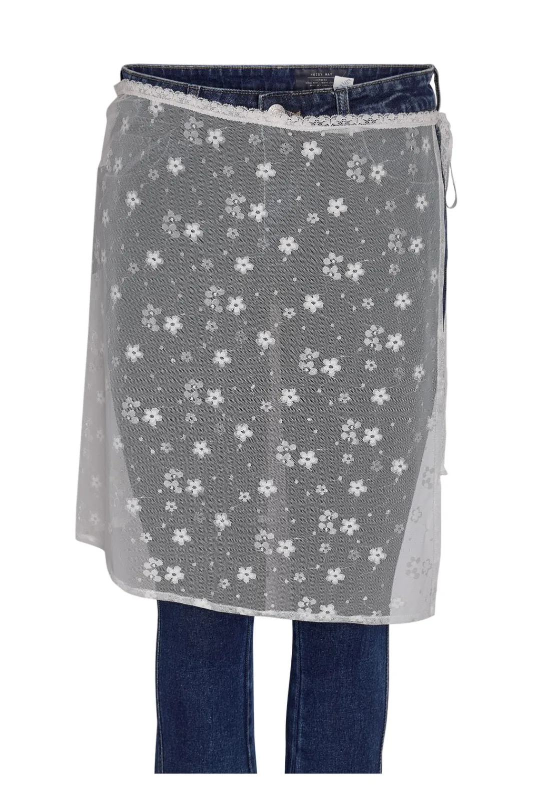 Noisy May Nmisla Lace Wrap Skirt 5055902 Snow White